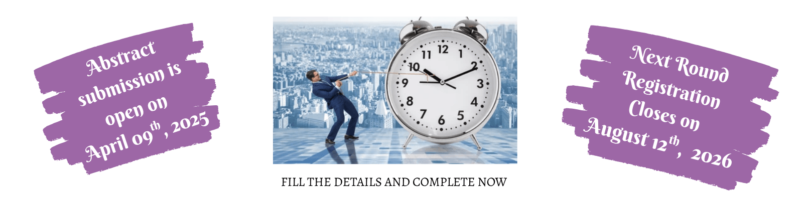 View deadlines — go to registration