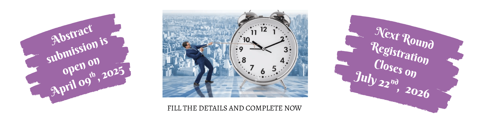 View deadlines — go to registration